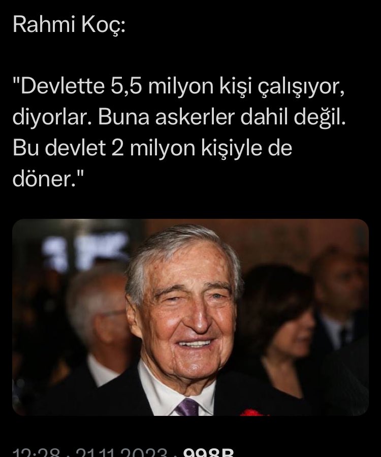 Sayın koç sizin gibilerde teşviksiz amansız doğru şekilde vergi ödese bu memleketin hesapları kendi kendine döner.