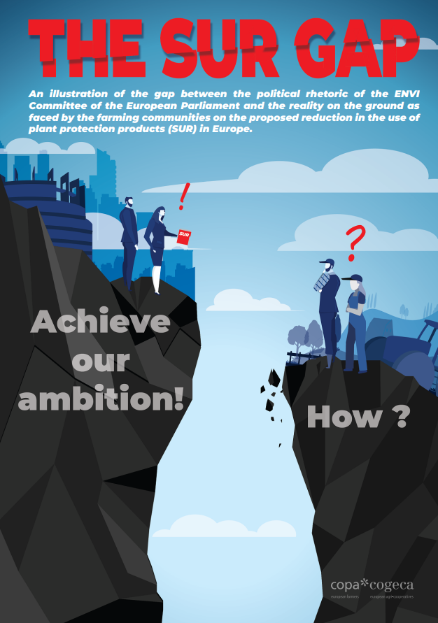 At this week's plenary session in Strasbourg, MEPs will vote on the <a href="/EP_Environment/">ENVI Committee Press</a>'s report on a #FarmToFork communication to reduce the use of plant protection products in Europe, the so-called #SUR proposal.

<a href="/COPACOGECA/">COPA-COGECA</a> have been explaining for months that this proposal, as