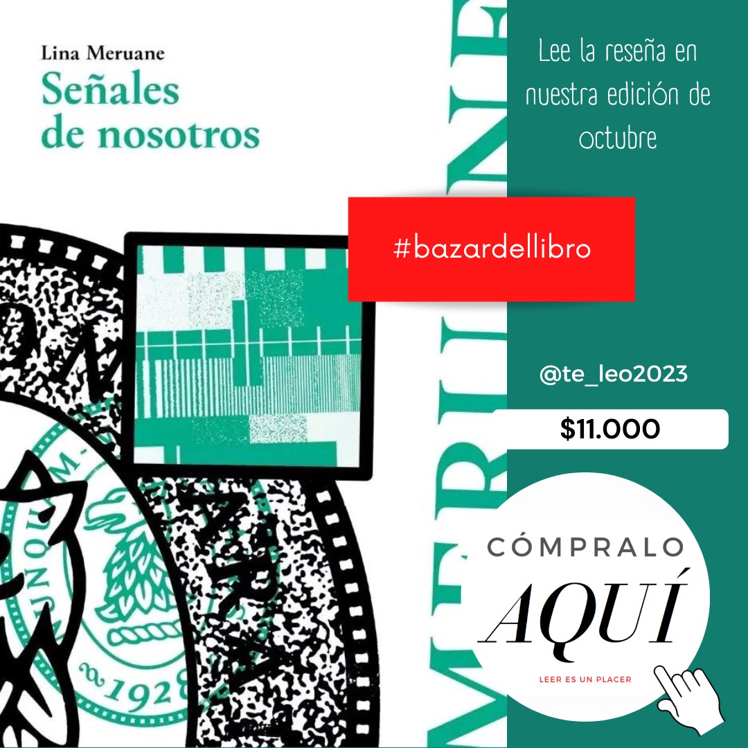 Señales de nosotros, de Lina Meruane
$11.000 en #bazardellibro 

edicionesdelgato.cl/product/senale…

Tenemos envío a todo Chile.

#regalaunlibro