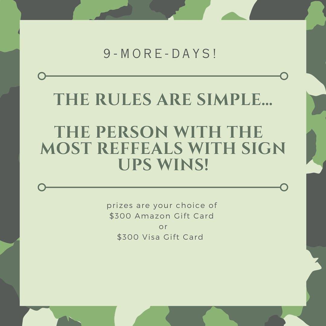 Who doesn’t like a little friendly competition? 9 more days!!! 

830-832-1323
Brandon@overwatchwarrior.com

#veteran #veteranowned #veterans #veteranownedbusiness #veteranbuilt #veterandad #veteransupport #veteranshelpingveterans #veteranmade #veteranowenedandoperated