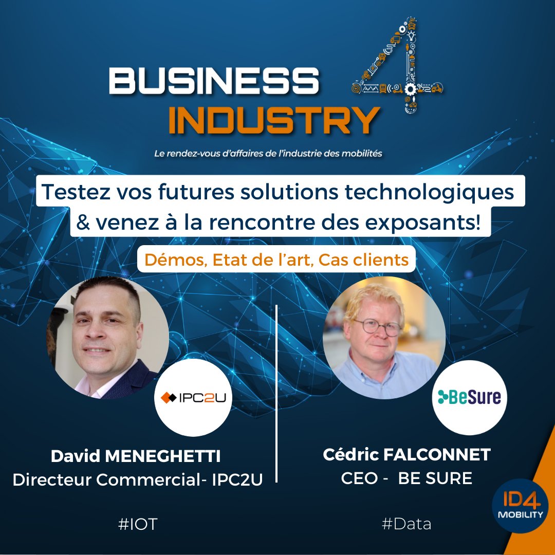 Quel fabricant pour vos systèmes informatiques industriels? Comment analyser, fiabiliser, enrichir et monitorer la qualité de vos données?

Découvrez le programme complet de la journée et la liste de nos exposants 🤜 id4mobility.org/business-4-ind…