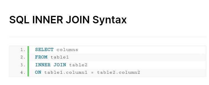 Zhully11's tweet image. The SQL INNER JOIN combines rows from two or more tables based on a related column, creating a result set that includes only the matched records.
#DataAnalytics #database #SQL
#data
Complete tutorial 👇zhullyblog.com/sql-inner-join…