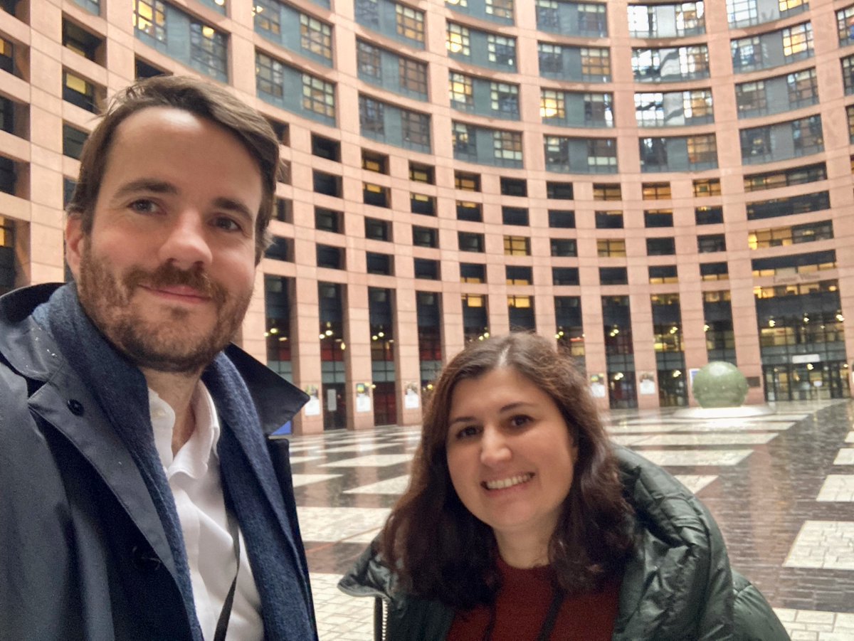 🌍Fourtold's @RaquelResendes & @luke_richer are in Strasbourg for the @Europarl_EN Plenary session. 📁It's an important week for legislators, with votes on #Packaging and Packaging Waste, the #RightToRepair and #COP28, among other files. Say hello if you're in town!