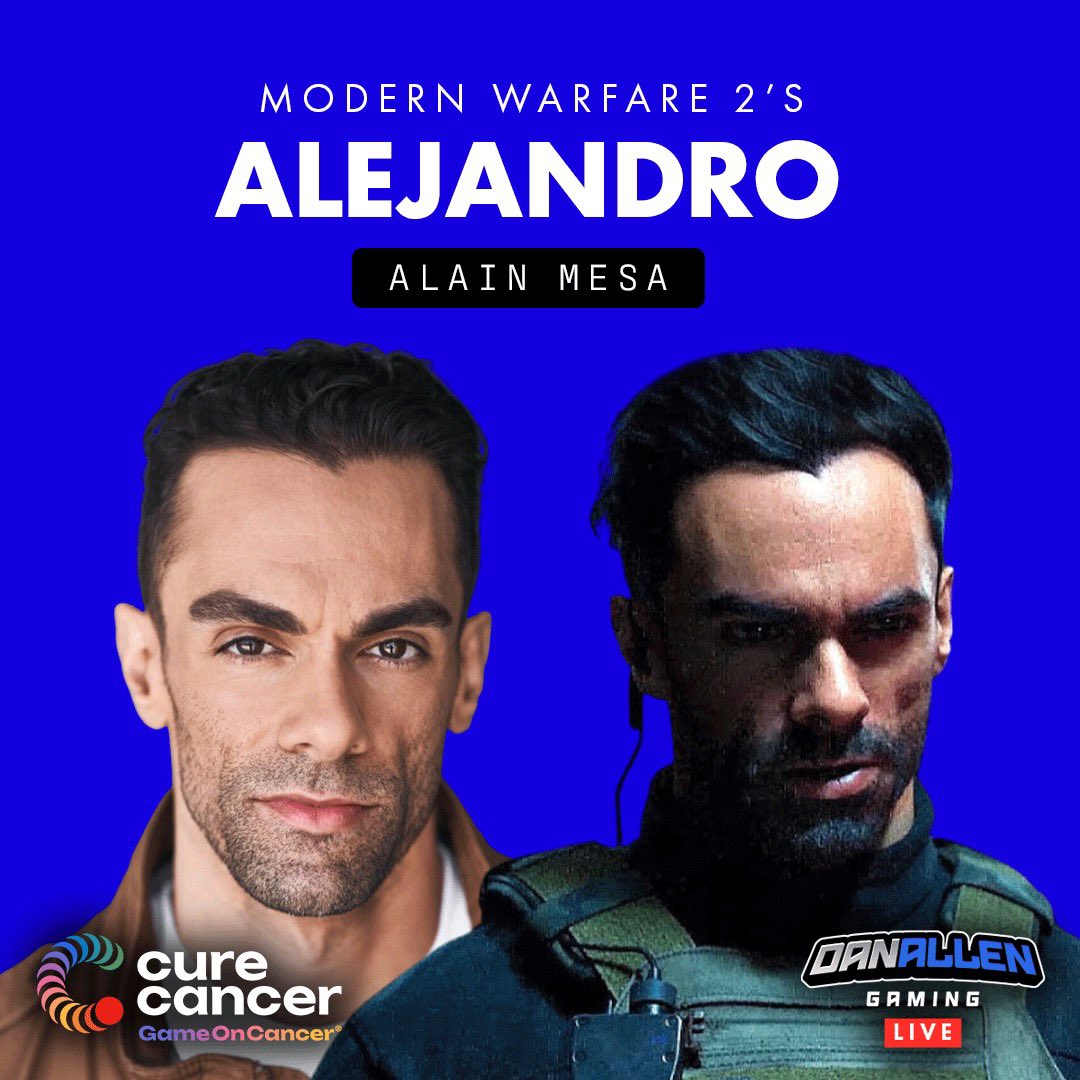 Dan Allen (@danallengaming) on Twitter photo Really enjoyed chatting with the legend <a href="/thealainmesa/">Alain Mesa</a> this week. We discussed all things Call of Duty, Mindfulness, Positivity, Movies, Acting, Diet, Training, the BAFTA’s and so much more!
🎙️ Watch here: youtube.com/live/etepKMnnu… Really enjoyed chatting with the legend <a href="/thealainmesa/">Alain Mesa</a> this week. We discussed all things Call of Duty, Mindfulness, Positivity, Movies, Acting, Diet, Training, the BAFTA’s and so much more!
🎙️ Watch here: youtube.com/live/etepKMnnu…