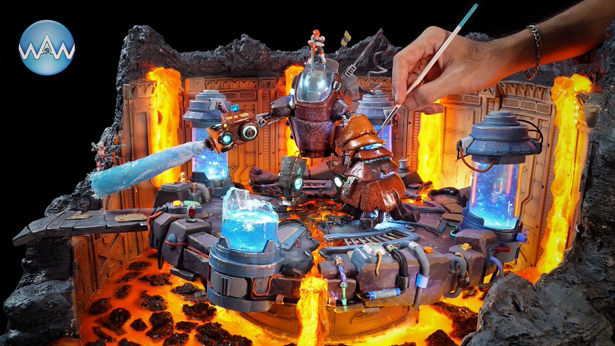 PlayEmberSword's tweet photo. How awesome is this handcrafted diorama showcasing Shauk and the #UltraDeep Dungeon?! 🎮 🌋

Thank you to @wawcrafted, watch the full crafting video on YouTube 👉 https://t.co/Rw7156yXtz https://t.co/cqQ61j9vrL