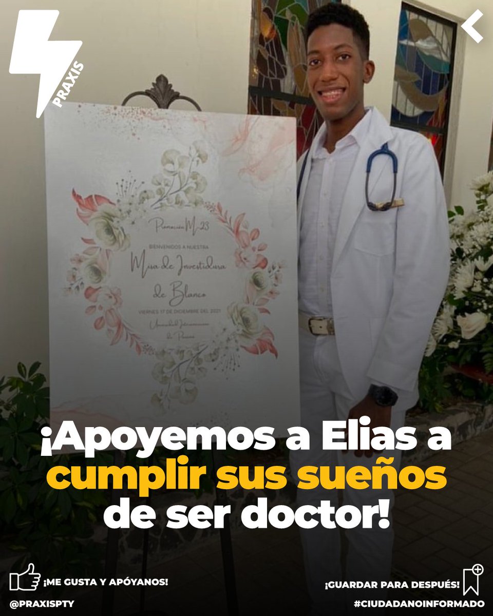 praxispty's tweet photo. [HILO] ¡Apoyemos a Elias a cumplir sus sueños de ser doctor!

Elias Johnson trabaja como enfermo y estudia medicina para convertirse en doctor.

Además, tiene su propio negocio de repostería y dulces @‌johnson.cakes1495 (instagram)
+ https://t.co/3jOFvBQGDb