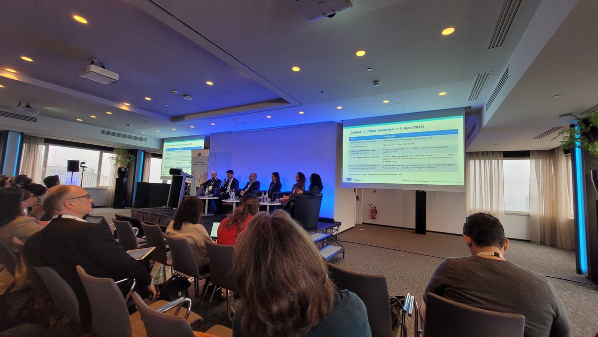Lots going for careers in research across the #EUResearchArea! Vital that initiatives like: European Framework for #ResearchCareers, Charter, & @CoARAssessment build synergies & work towards positive research cultures fit for all in the research profession! 
#ResearchCareersConf