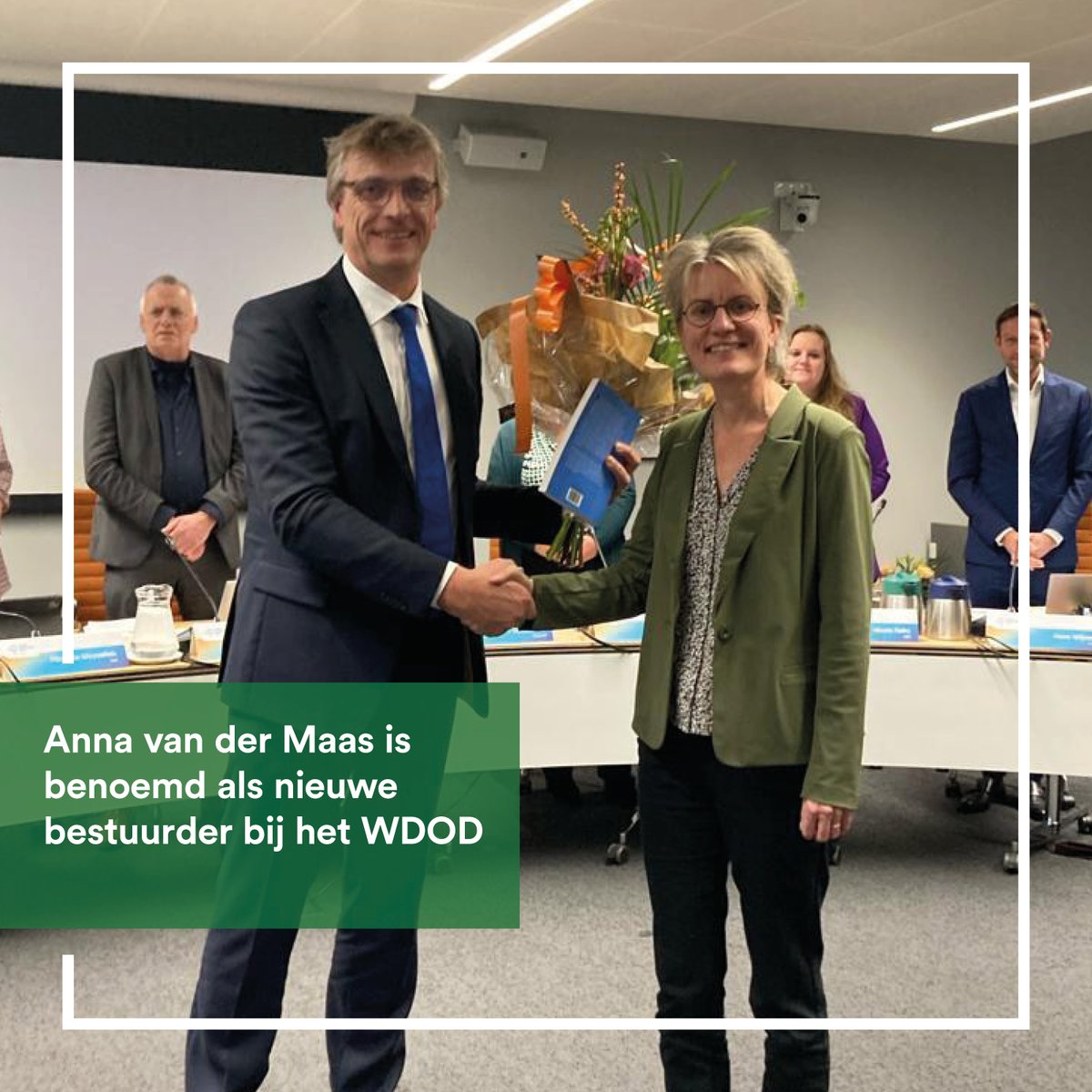 Anna van der  Maas is dinsdag 21 november benoemd als waterschap bestuurder. Zij is de  nieuwe fractievoorzitter voor de fractie van de Partij voor de Dieren  in het Waterschap Drents Overijsselse Delta.
#WDOD #overijssel #drente #waterschap
