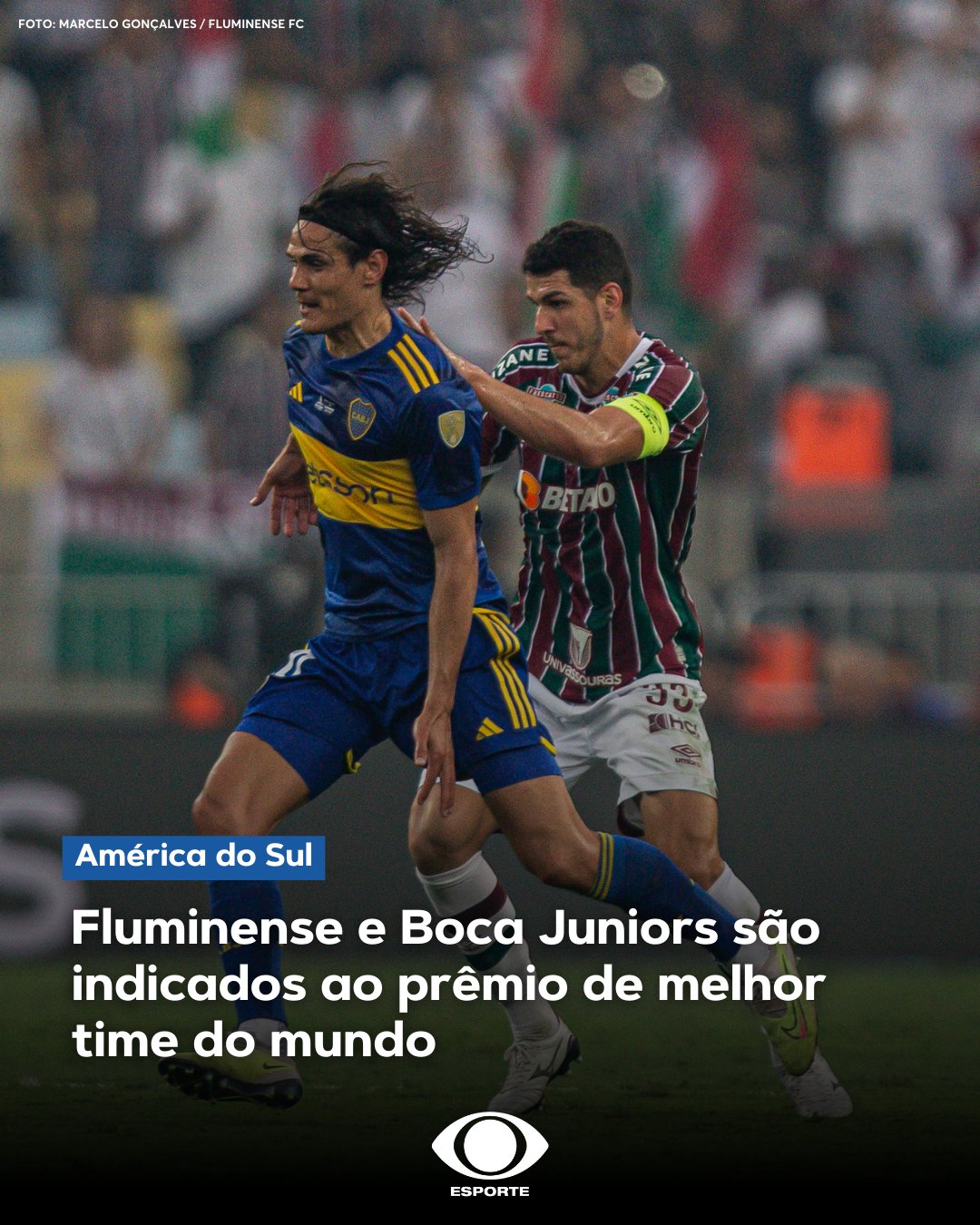 Fluminense é indicado ao prêmio de melhor time do mundo