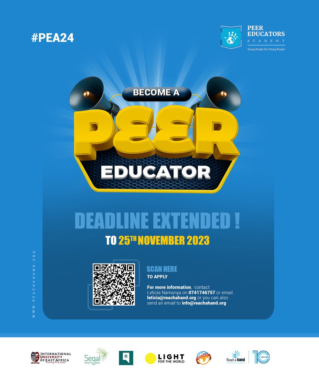 "Being part of <a href="/RAHU/">rahuu</a>’s Peer Educators Academy is not only a great opportunity to make a difference in your community, but also to grow personally and professionally. You'll meet amazing people and gain skills that will last a lifetime. Apply today!
#PEA24.