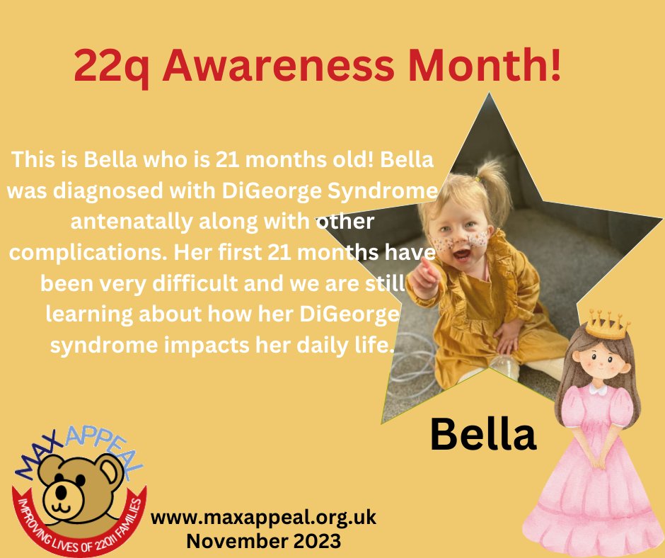 MaxAppealUK's tweet photo. 22q Awareness. Bella is 21 months old and loves to draw. She's a Max Appeal princess. #22q #maxappeal https://t.co/TmsahgDkTB