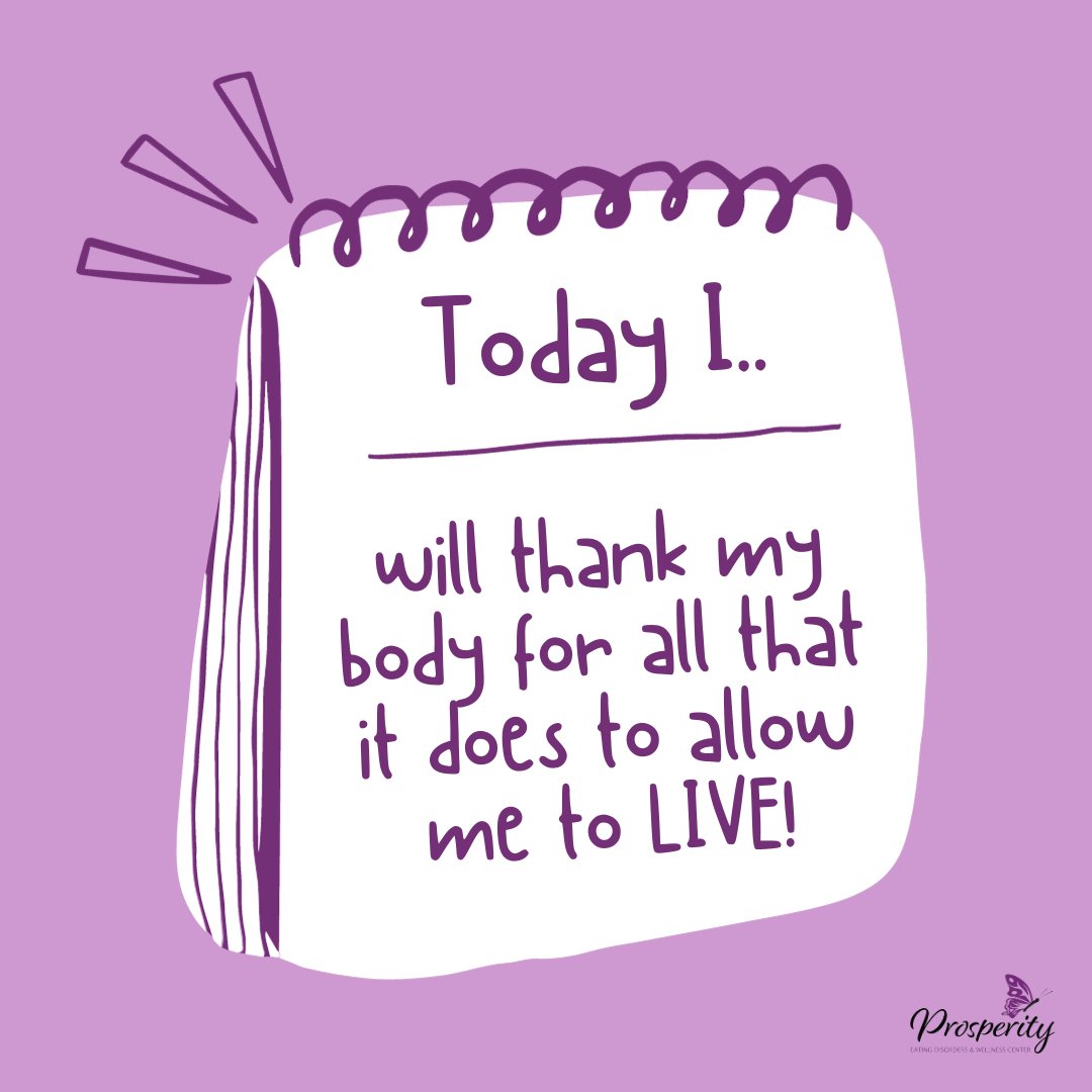 prosperityed's tweet image. To read this... your body is working both physically and mentally right at this very moment. Instead of criticizing your body, appreciate all of the values that your body has to offer you!

#NEDAwarenessWeek