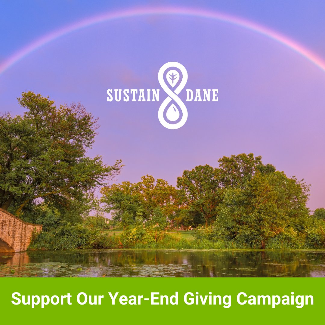 Support Sustain Dane through our 2023 Year-End Giving Campaign! With your help, we are making a powerful impact in the sustainability and climate movement. Donate at ow.ly/S0ay50Q9EEq or venmo <a href="/Sustaindane/">Sustain Dane</a>