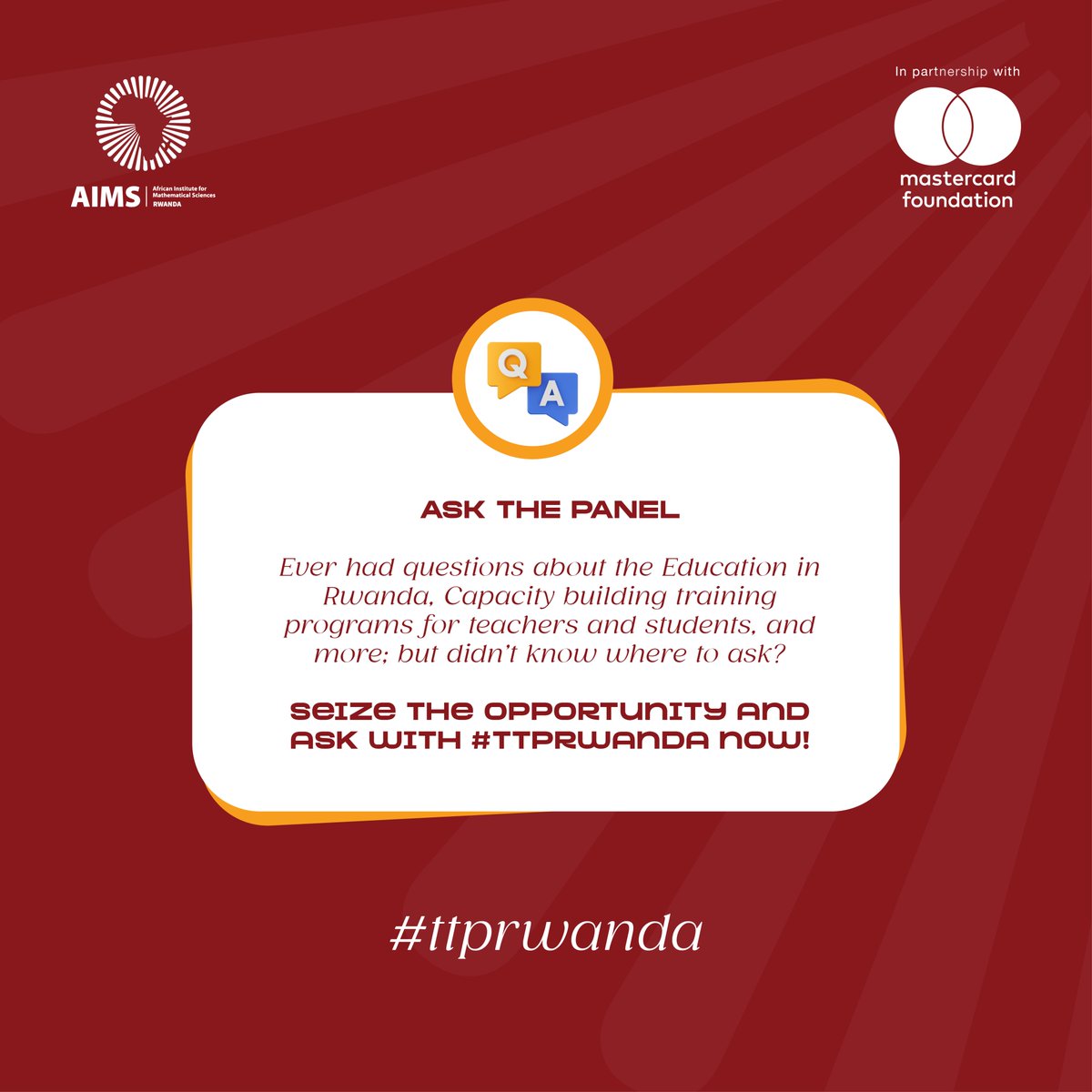 AIMS Teacher Training Program | RWANDA tweet media