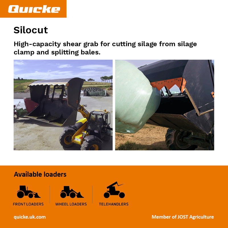 Quicke_UK's tweet photo. Implement of the Week: Silocut
• High-capacity shear grab with tines or bucket
• Cuts both silage and bales
To find out more visit: https://t.co/dcTW3DOp35
Ask your dealer for a Quicke
#QuickeUK #implements #Silocut #ImplementOfTheWeek #WorkSmarterNotHarder https://t.co/rA6RQTV1Ci