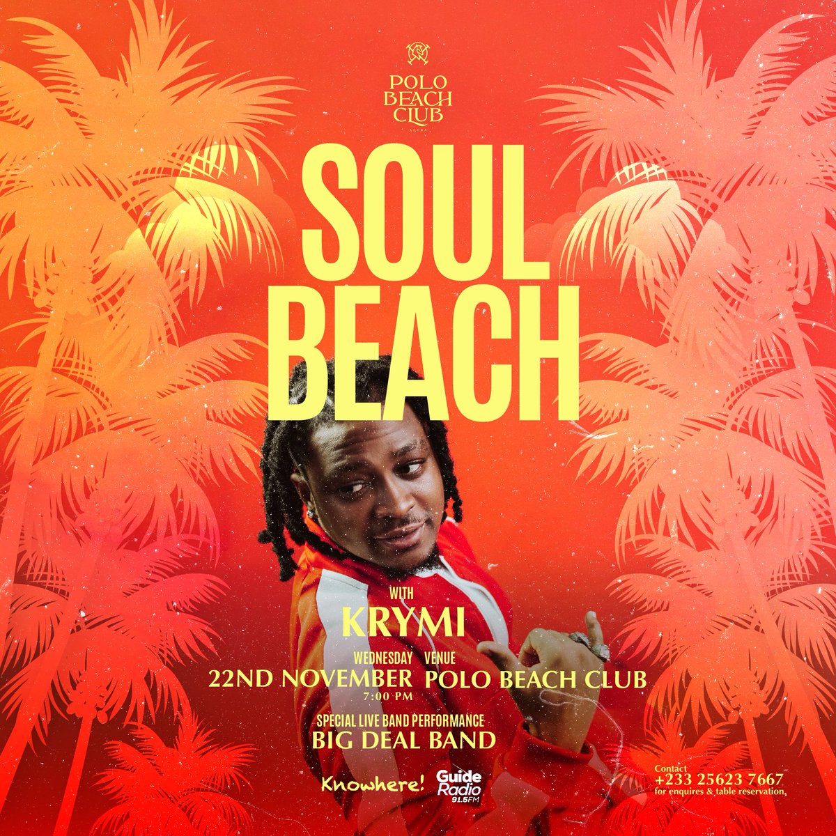 KRYMIMUSIC's tweet photo. Ladies and gentlemen, come through @PoloBeachClubGh tomorrow Wednesday 22nd Nov. and enjoy beautiful live band music from yours truly the #krymdelakrym .Trust me it is always different with Krymi!!❤️🔥🫶🏽
#krymitotheworld #goodmusic #yoodidiyoo #internationalloverboy #tonyt https://t.co/y1UZNHfK04