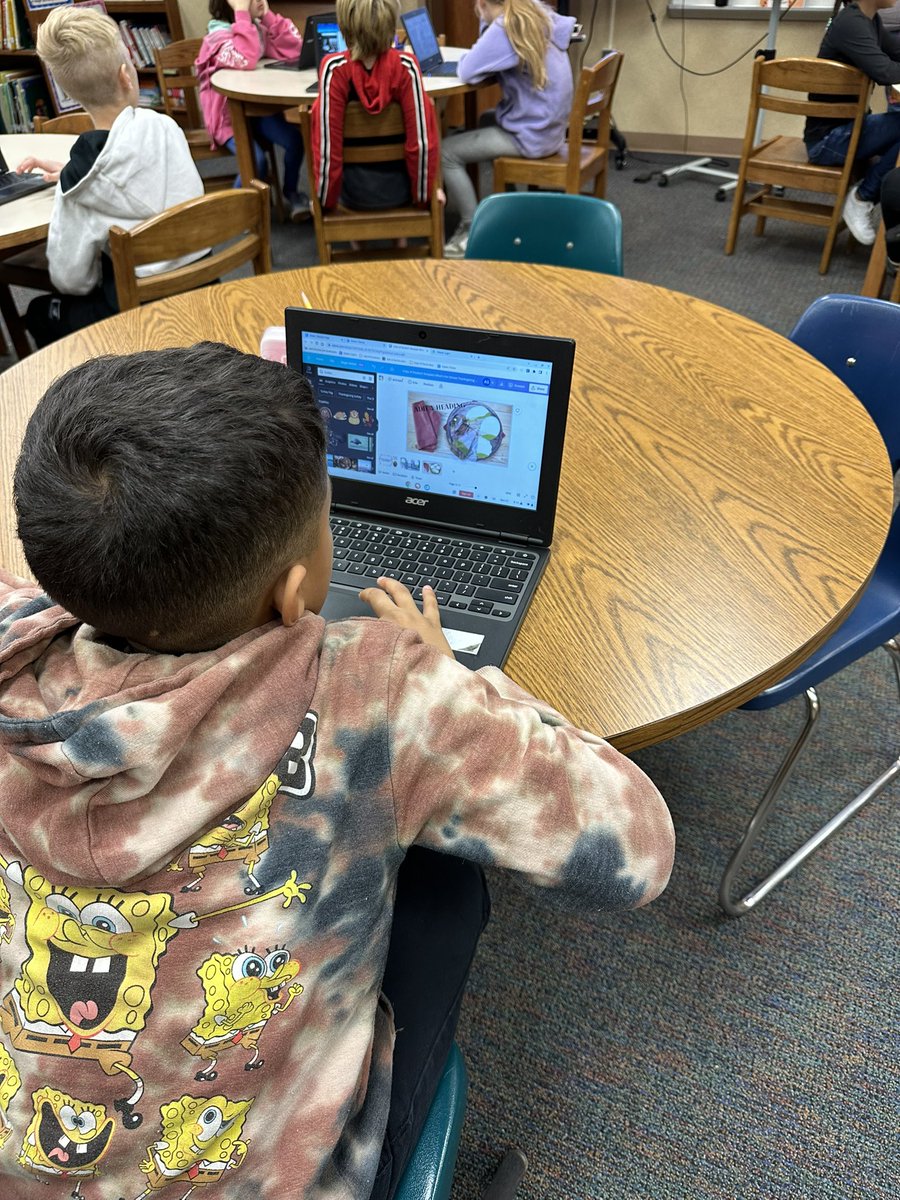 Joani_Miller1's tweet photo. @overthecake using @CanvaEdu with your @abetterfairview 4th graders! They rocked finding their assignment, using the template, and turning in! Great job! #RCSLearn https://t.co/A96AV2vWOQ