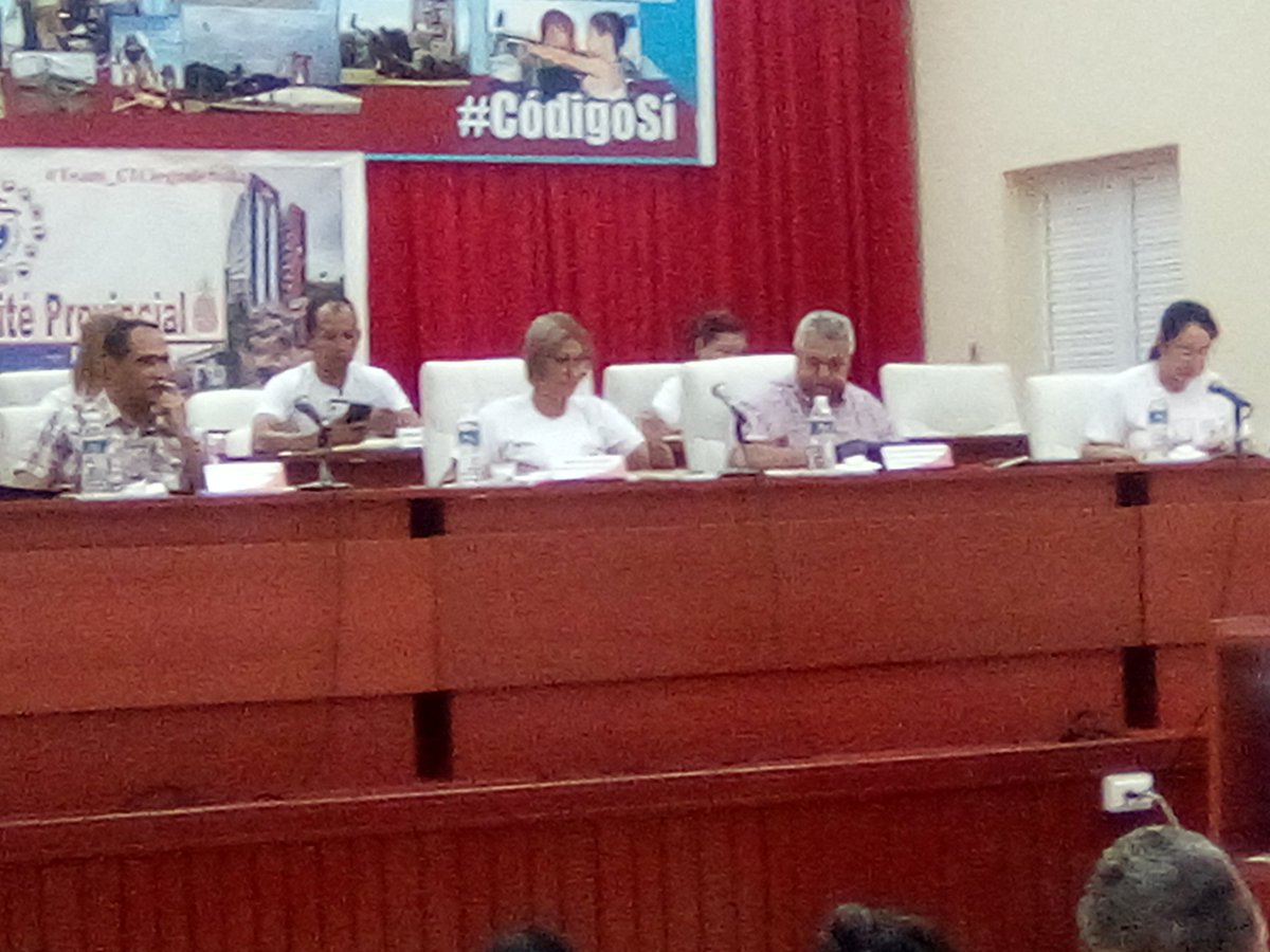 PachyDaz2's tweet photo. Presidido por Ulises Guilarte de Nacimiento y Livan Izquierdo Alonzo, se realiza pleno del Comité Provincial de la CTC en Ciego de Ávila. 
#LatirXUnEneroDeVictorias 
#SinPerderUnDia https://t.co/XyTtFRgE3M