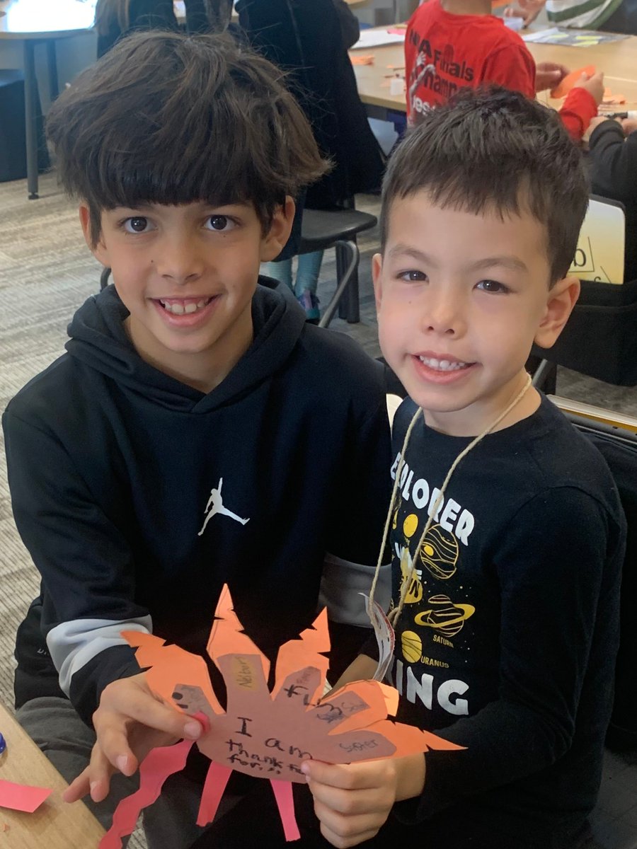 CCE_Comets's tweet photo. Code name: Operation D.U.C.K. Kindergarten and fifth grade 🕵️‍♂️ special agents 🕵️‍♂️ teamed up to brighten the day of our senior community members, making colorful turkeys to hang up in local retirement homes. 💚💙💫 @myccs #CCEthespace4U https://t.co/dMMTCZ93Oe