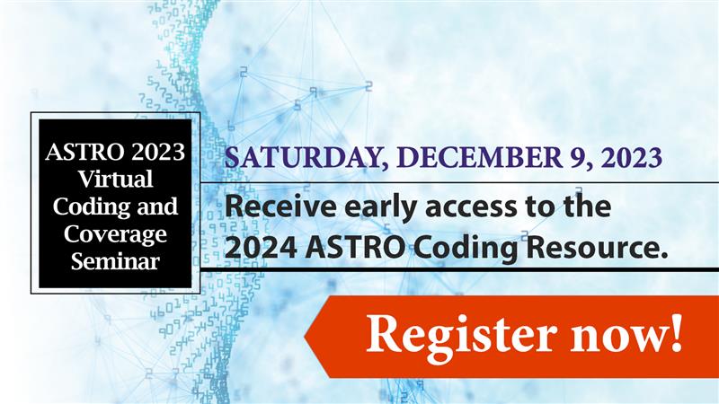 Registration is now open for the 2023 Virtual Coding and Coverage Seminar taking place on Saturday, 12/9. The seminar aims to make clinical coding easier to understand & apply to your practice. Register today: ow.ly/Wazn50PVFNp