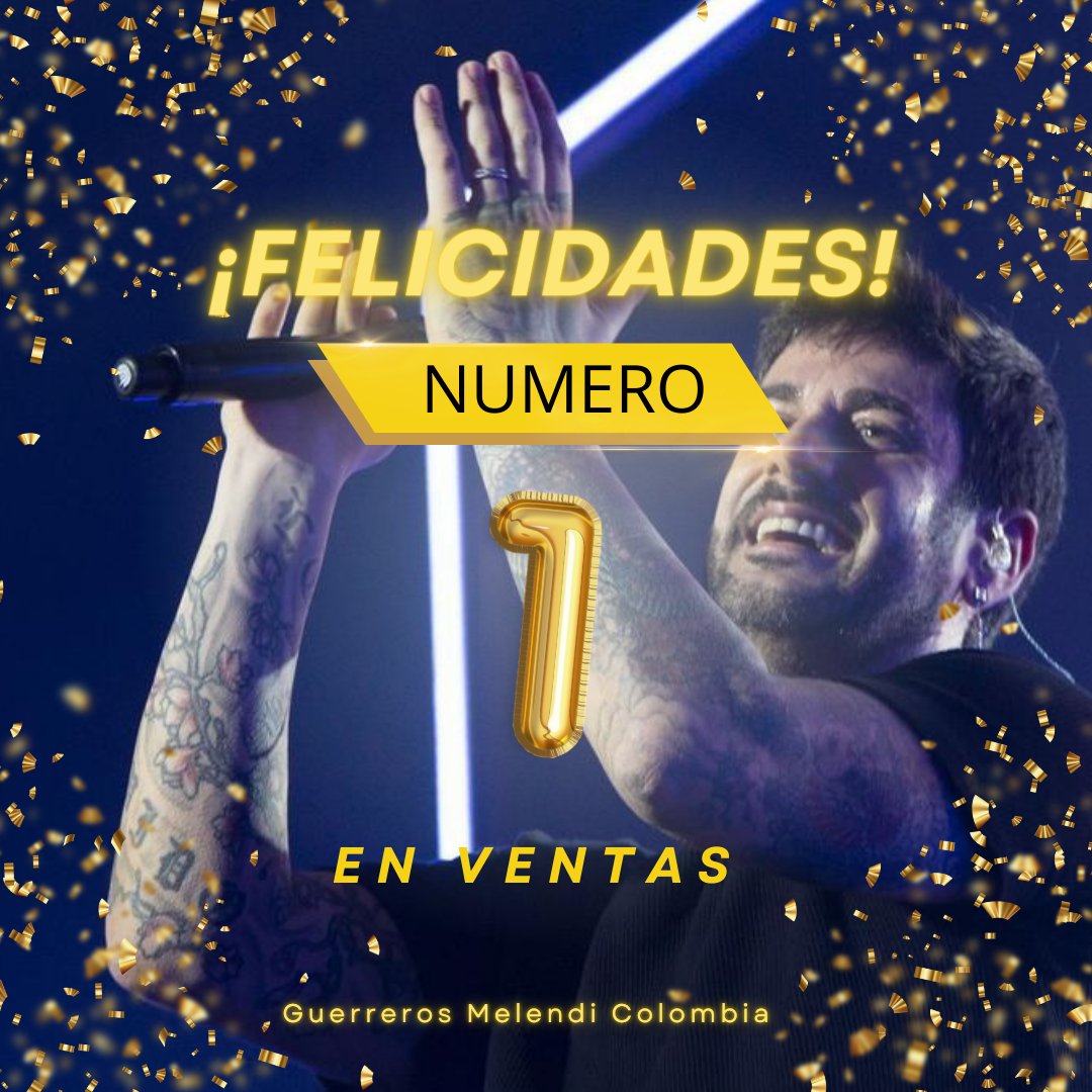 Felicidades 🎉🎉🎉 a seguir escuchándolo! #melendi #melendiguerreroscolombia #melendiguerreroscolombia #MelendienColombia2024 #melendiencolombia #melendienconcierto #Melendi20añossinnoticias <a href="/SonyMusicCol/">Sony Music Colombia</a> <a href="/MelendiOficial/">Melendi Oficial</a> <a href="/SonyMusicSpain/">Sony Music Spain</a>