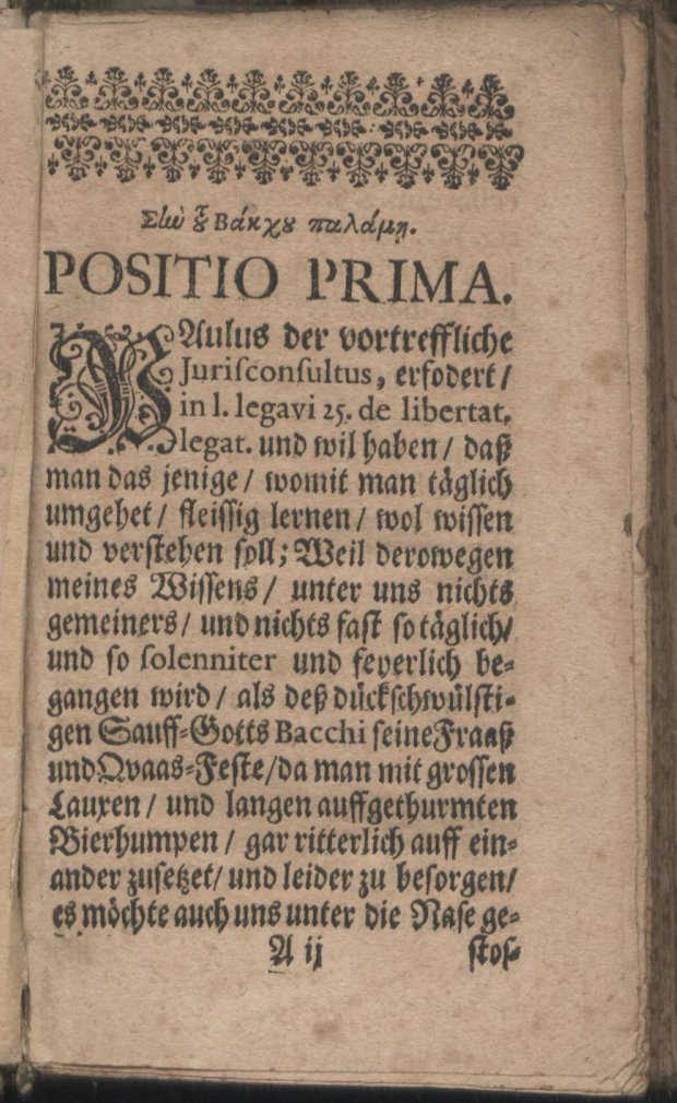 AthenTimon's tweet photo. Ab morgen ein neues Fachgebiet: 

Jus potandi, oder das sog. Zechrecht nach Blasius Multibibus, 1675:

"Das Sauffen oder Zechen aber ist nichts anderes als ein tapfferes und rittermäßiges Scharmützel, welches mit Kannen, Gläsern und dergleich Gefässen ... verrrichtet wird.

1/2 https://t.co/n0lLINm9we