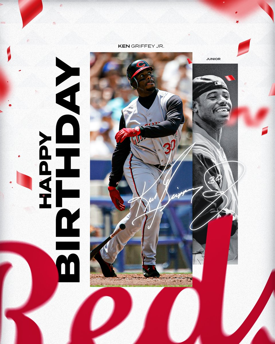 The sweetest swing the game has ever seen. 

Happy birthday, Ken Griffey Jr.! 🐐