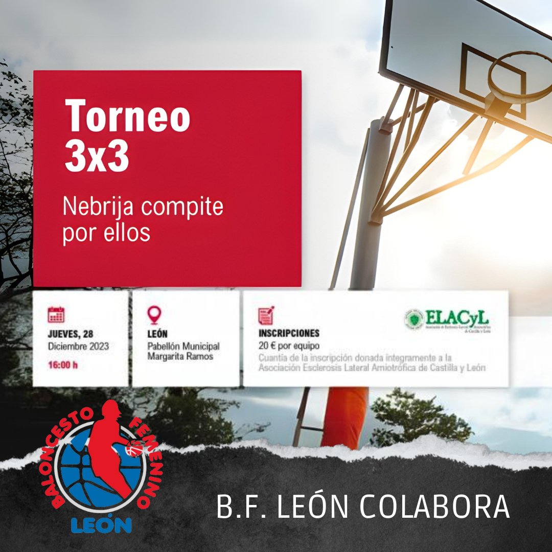 bfemeninoleon's tweet photo. 🏀 Nos emociona colaborar en el "Torneo 3x3 Nebrija: Compite por Ellos" de la Universidad Nebrija 🎉. ¡Apúntate! https://t.co/fPbkLEvHmk
🤝 Un evento que promete emociones, apoyado por el BFL. ¡Nos vemos en la cancha! 💪
#Nebrija3x3 #ApoyoDeportivo #BFLColabora https://t.co/7UCToF0PfR