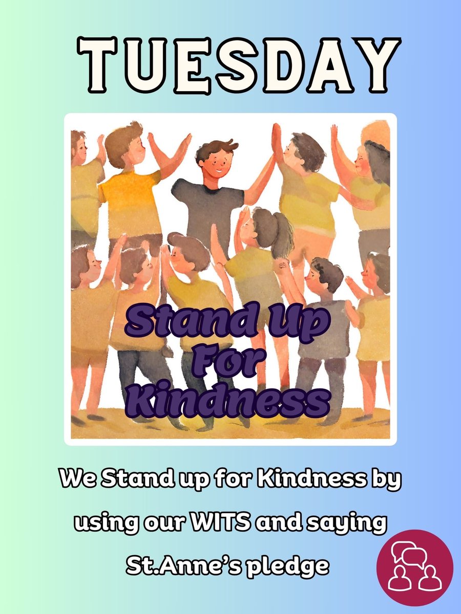 Hey <a href="/StAnneOCSB/">St. Anne School</a> Avoids the fits, use your WITS! #ocsbSpeakOut #KindnessMatters #KindnessWeek
