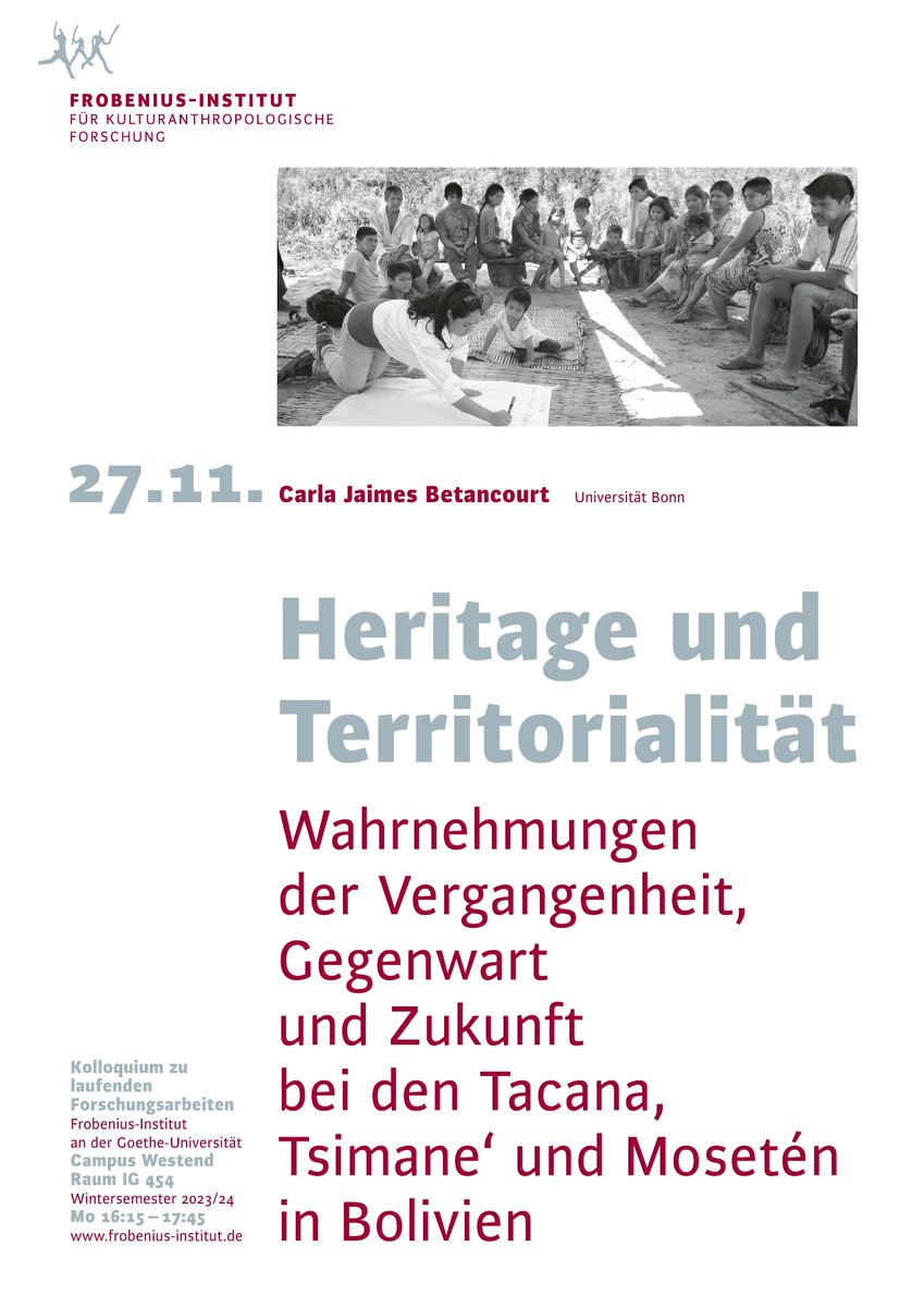 Frobenius Institute (@frobeniusi) on Twitter photo Sehr geehrte Damen und Herren, 
wir laden Sie herzlich zum kommenden Vortrag im Kolloquium zu laufenden Forschungsarbeiten ein.
Eine Übersicht der Vorträge im Kolloquium sowie alle weiteren Informationen erhalten Sie auf unserer Homepage. 
Wir freuen uns über Ihr Interesse! Sehr geehrte Damen und Herren, 
wir laden Sie herzlich zum kommenden Vortrag im Kolloquium zu laufenden Forschungsarbeiten ein.
Eine Übersicht der Vorträge im Kolloquium sowie alle weiteren Informationen erhalten Sie auf unserer Homepage. 
Wir freuen uns über Ihr Interesse!