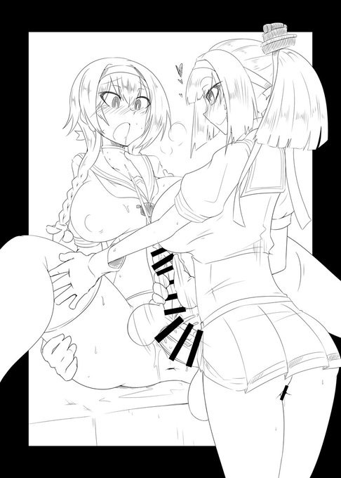 進水日ということで
秋月から挿入されながらふたなりチ●ポをシゴかれる照月でも( ・ิω・ิ) 