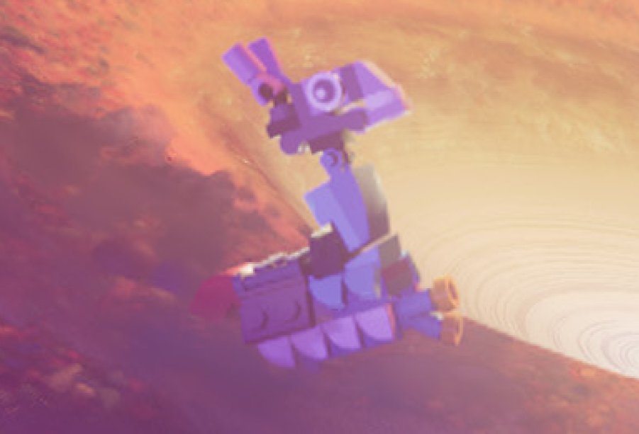 LEGO Llama spotted in the new Lobby background! #Fortnite