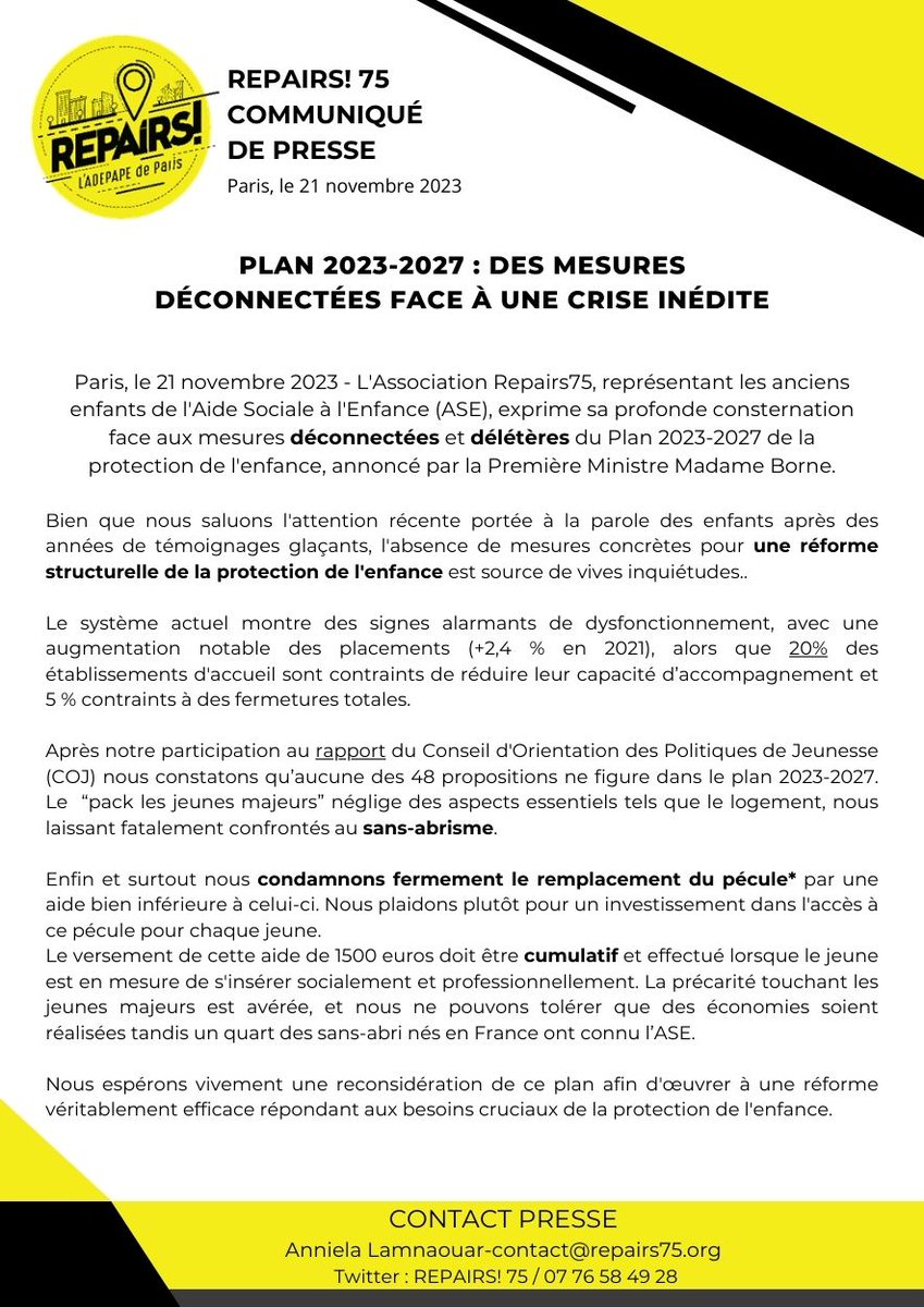 Repairs tweet media
