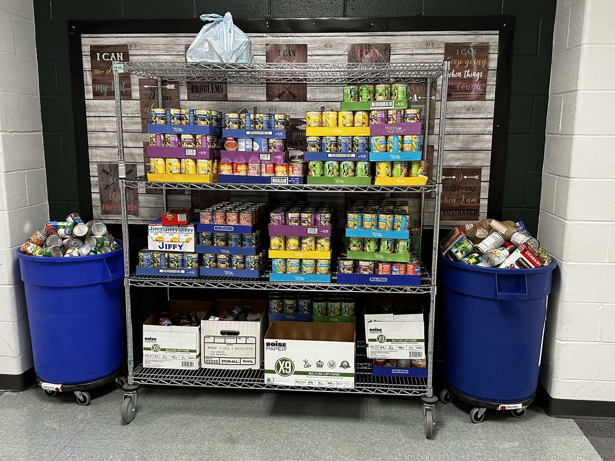 I am so proud of our 8th graders!  Over 1000 and still counting!  #thankful