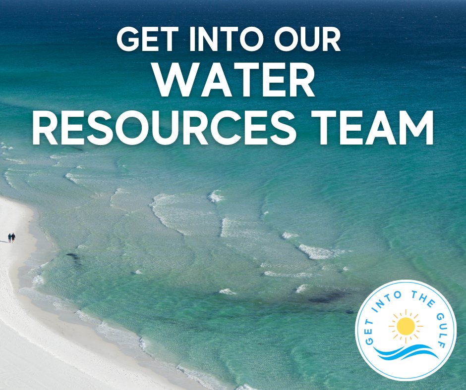 Do you work on #GulfofMexico water issues? Get into the Gulf of Mexico Alliance by signing up to be on our Water Resources Team. We work on projects that improve water quality in the Gulf. Everyone is welcome and there is no cost. Join a Team at GulfofMexicoAlliance.org.