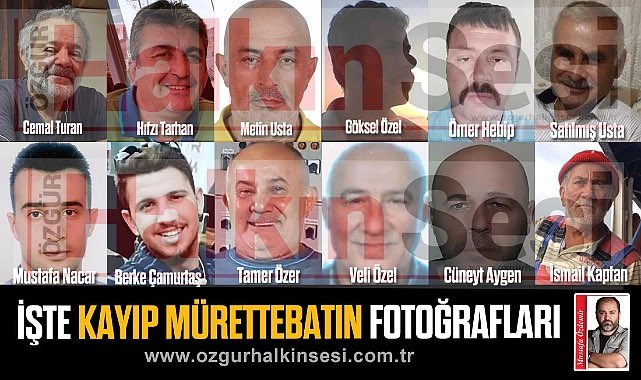 Ozgurhalk67's tweet image. İŞTE KAYIP MÜRETTEBATIN FOTOĞRAFLARI ozgurhalkinsesi.com.tr/iste-kayip-mur… #kayıpmürettabat #kayıpmürettebatfotoğraf #Afat #KaptanCemalTuran #KaptanHıfzıTarhan#BerkeÇamurtaş #VeliÖzel #GökselÖzel  #SatılmışUslu #Mustafanacar #cüneytaygen #ömerhebip #İsmailKaptan #Kafkametler #Mustafaözdemir