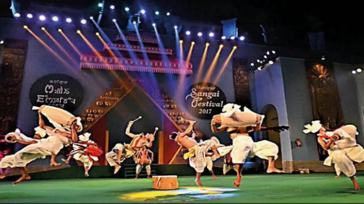 boniumofficial's tweet photo. As the sense of unity and communal harmony diminishes in Manipur, the long-anticipated Sangai Festival has fallen prey to the prevailing conditions. 
This event, once a vibrant celebration uplifting minorities and their cultural heritage, now confronts an untimely conclusion due to the impact of narcoterrorism.

#KukiVsIdeaOfManipur
#KukisAgainstManipurUnity