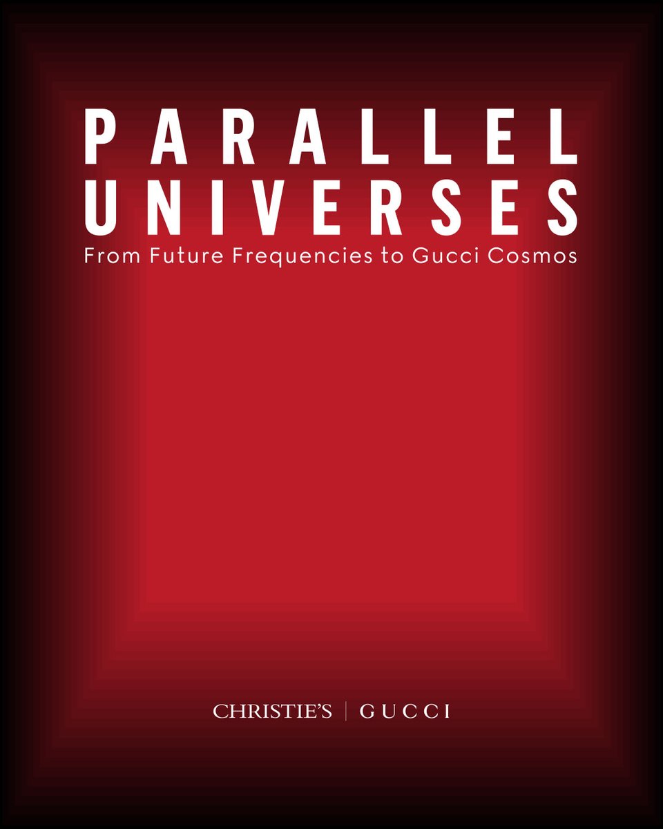 gucci's tweet image. #GucciArtSpace introduces its newest art auction ‘Parallel Universes: From Future Frequencies to Gucci Cosmos.’ Presented by Christie’s and the House, the generative artworks explore the archival themes of the #GucciCosmos exhibition. Discover more on.gucci.com/_GucciArtSpace_