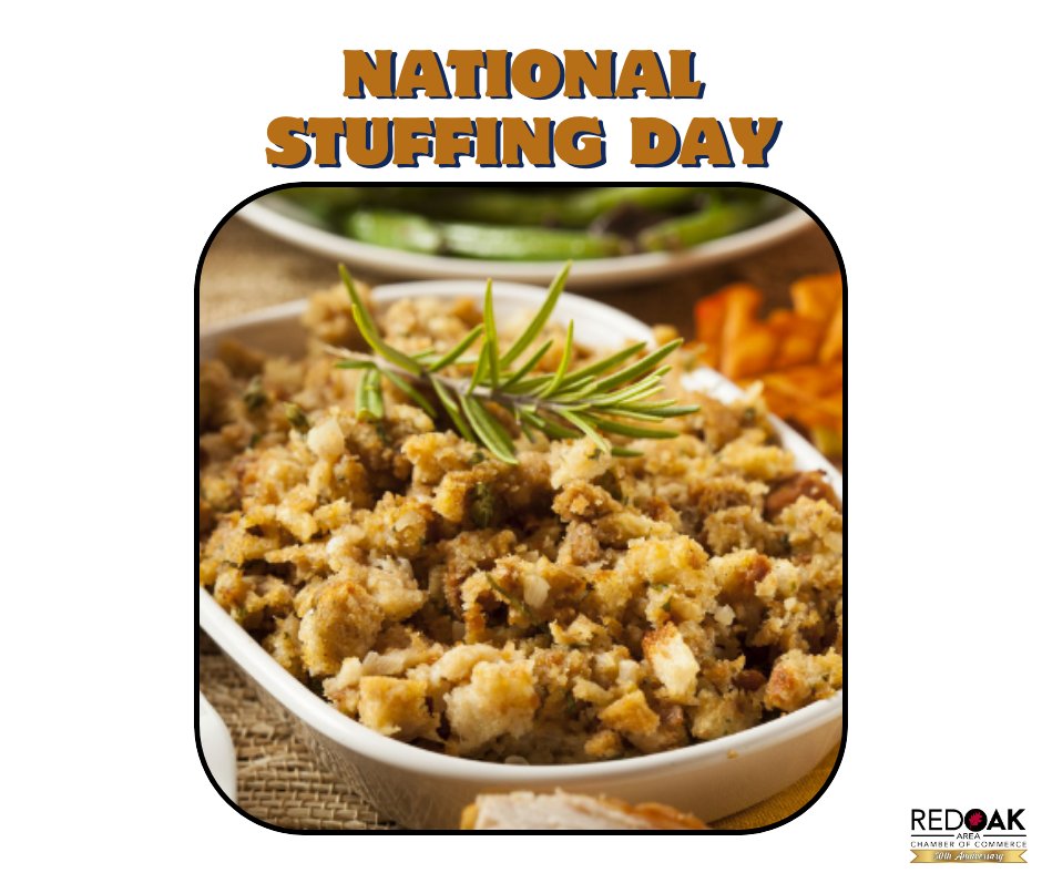 ROChamberTX's tweet photo. What's your preferred way to prepare stuffing for your turkey?

#tradition
#stuffing
#turkey
#Thanksgiving
#gravy
#giblets
#RedOakAreaChamberofCommerce https://t.co/NRPOJIjyYt
