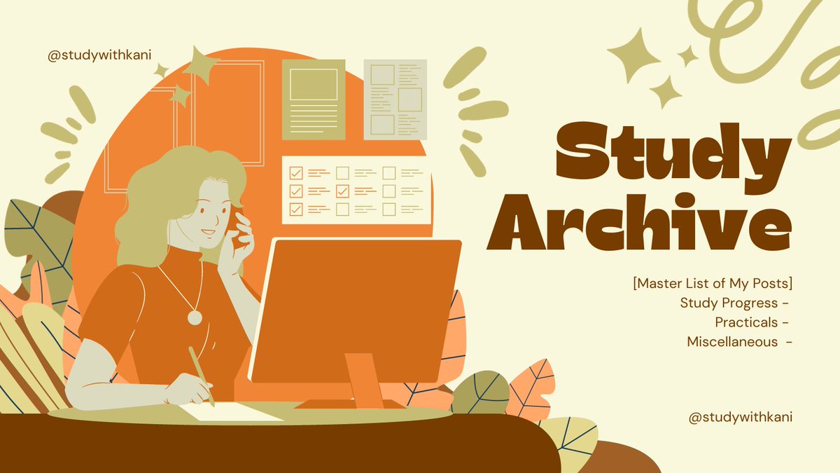 studywithkani's tweet image. ~ @studywithkani ‘s study archives ~