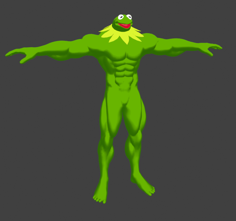 daitomodachi6's tweet image. Kermit's boss fight is almost done. Going to focus on his attacks while in...this form 😏
#MadeinUnity #gohanverse