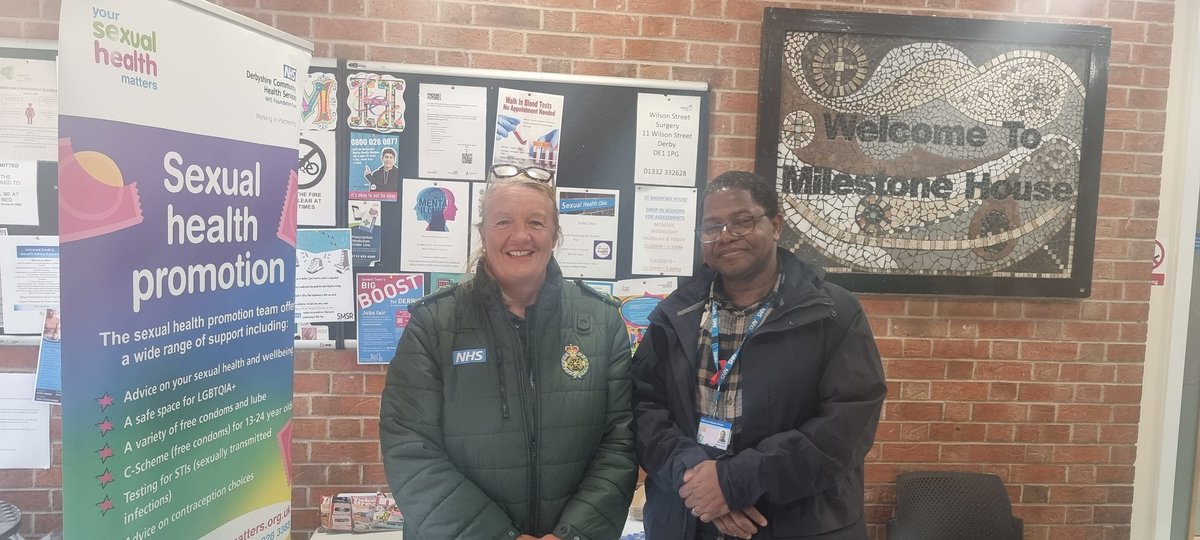 Tracy Cunningham (@cunningham118) on Twitter photo Successful #sexual #health testing event #roughsleepers, new initiative instant results and treatment
<a href="/EMASNHSTrust/">East Midlands Ambulance Service NHS Trust</a> <a href="/DerbyHomes/">Derby Homes</a> Successful #sexual #health testing event #roughsleepers, new initiative instant results and treatment
<a href="/EMASNHSTrust/">East Midlands Ambulance Service NHS Trust</a> <a href="/DerbyHomes/">Derby Homes</a>