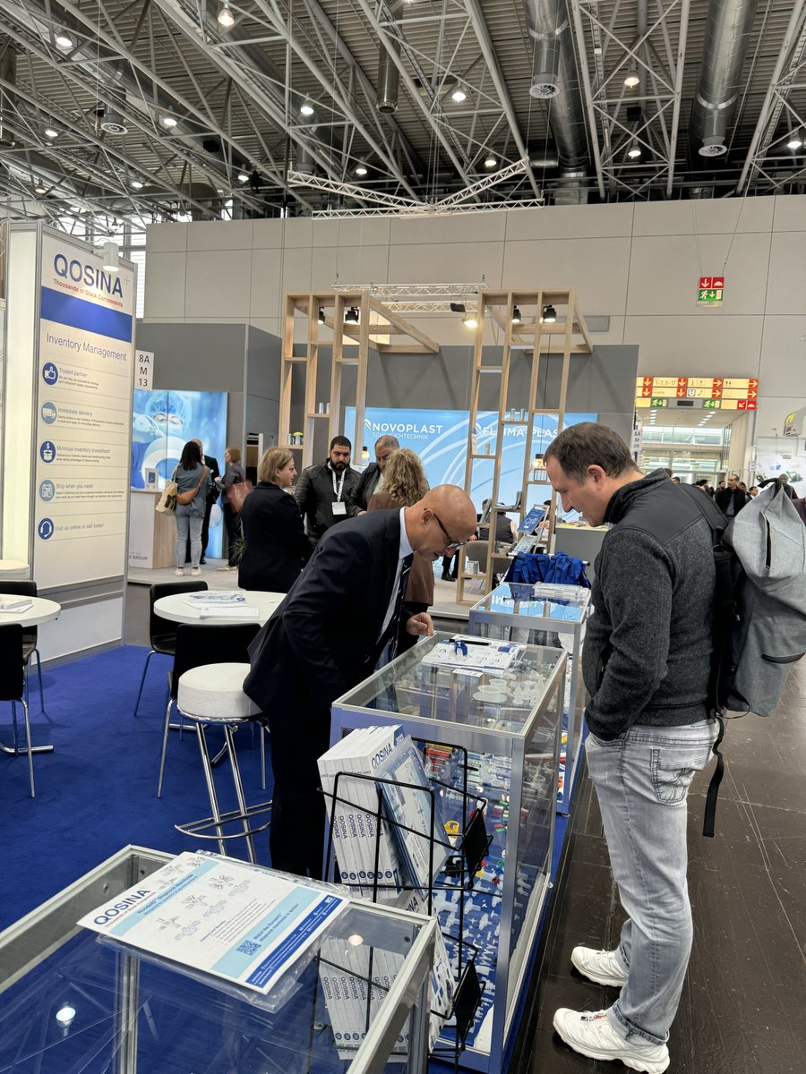 Qosina's tweet photo. Thank you to everyone who visited the @Qosina booth at COMPAMED! 

Our team had the incredible opportunity to connect with customers, partners and industry leaders and showcase our extensive selection of single-use components. https://t.co/T3UjMTA8EC
 
#qosina  #compamed https://t.co/Hq471bEtv8