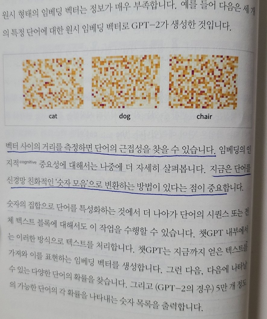 JakeSeo8's tweet photo. 이번엔 한빛미디어로부터 <스티븐 울프럼의 챗GPT 강의> 라는 책을 지원받아 읽게 되었습니다. 알티해주신 3분을 추첨하여 책을 보내드리도록 할게요.

아래는 이 책에 대한 솔직한 저의 리뷰입니다.

저는 여태까지 제목에 Chat GPT 가 들어간 책을 꽤 많이 읽어봤는데요. 솔직히 진심으로 추천할만한 책은 이 책밖에 없는 것 같습니다.

다른 책 대비 이 책을 추천하는 3가지 이유는 아래와 같습니다.

1. 저자분이 누구보다 현업에 가까운 분입니다.

다른 많은 책이 Chat GPT 붐이 이미 일어난 이후에 조사를 하고 약간은 급한 호흡으로 쓰여진 책이라면, 이 책의 저자는 원래부터 컴퓨터 소프트웨어 분야와 인공지능 분야에 누구보다 가까이 계시던 스티븐 울프럼님이 쓴 책입니다.

이제 막 배운 사람이 설명하는 것과 깊이 이해하는 사람이 설명하는 것은 다르다는 것을 책을 읽으며 많이 느꼈습니다.

2. 저자가 어려운 부분을 깊이 이해하는 만큼 어려운 부분에 대한 설명을 피하지 않습니다.

Chat GPT 를 설명하는 다른 책들은 A 라는 프롬프트를 작성하면 B 라는 결과가 나온다 수준의 설명을 하는 반면, 이 책은 Chat GPT 가 만들어진 원리부터 차근차근 설명합니다.

Chat GPT 를 설명하면서 인공지능의 학습 원리에 대해서도 간략히 설명해줍니다. 

원리를 바탕으로 Chat GPT 는 왜 가끔 이상한 결과를 낼 수 밖에 없는지에 대해서도 잘 설명하고 어떤 한계가 있는지 어떤 질문을 잘 대답하는지 알려줍니다.

3. 이해에 필요한 데이터에 대한 시각화가 매우 잘되어 있습니다.

데이터에 기반한 논리적 설명을 이어갈 때 적절한 사진을 이용해 설명하는데 이해에 큰 도움이 됩니다.

단순한 학습 그래프 뿐만 아니라 임베딩, 클러스터링, 연산과정, 수식 등을 그림과 함께 이해할수 있습니다. 특�� 임베딩과 관련된 설명이 기가막힙니다.

단점도 한가지 있긴 한데 AI 를 처음 접하신다면 꽤 어려울 수도 있습니다. 근데 책의 두께가 상당히 얇으므로 한번 두번 돌아가서 다시 읽으시다보면 충분히 이해가 되실 거라 믿습니다.

위에도 언급했듯, 이 트윗을 알티해주신 3분을 추첨하여 책을 보내드리겠습니다.

끝까지 읽어주신 분들 감사합니다.