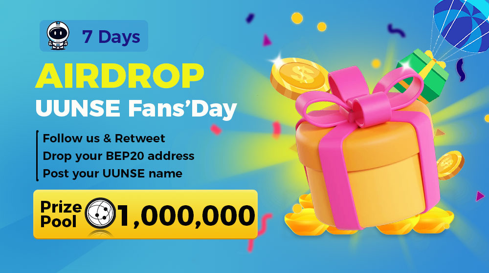 Uunse_com's tweet photo. 🥳BIG #Airdrop #UUNSE Fans' Day

🏆Prize Pool: 1,000,000 #UNG🤑

🔸Follow &amp; Retweet
🔸Drop BEP20 address
🔸Post your UUNSE username
🔸100 UNG/ Per address
🔸21 Nov - 28 Nov (UTC-5)

🎁Sign up:https://t.co/5uDjJkArnY
 #Giveaway #Crypto #UNG #BONUS #BNB https://t.co/cPJifX1tLU