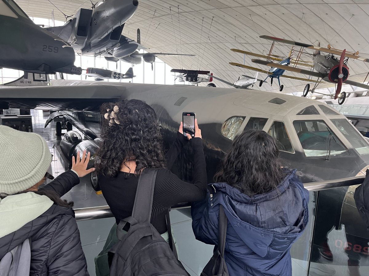 lgs_news's tweet photo. Students from Year 9 spent an enjoyable day on Tuesday at Imperial War Museum Duxford with the History Department, looking at the development of aircraft from World War One through to the Cold War. #LGSConfident https://t.co/9G8Didb9vH