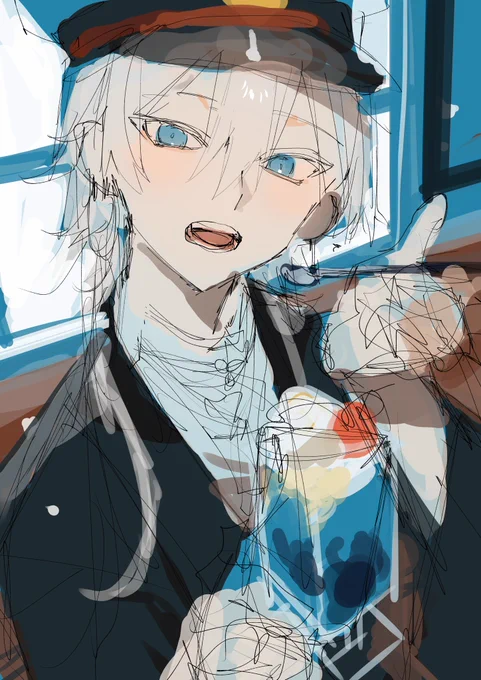 #さくしゃ2ラフチャレンジみんなで完成を想像しながら清書して遊ぼう! 清書したら、さくしゃ2ラフチャレンジのタグをつけて投稿しよう! 