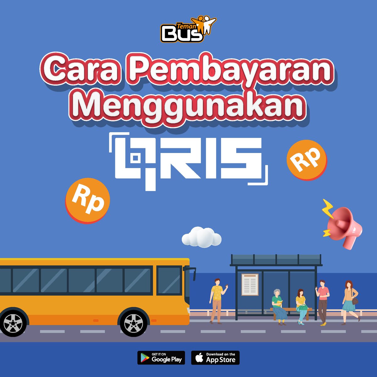 teman_bus's tweet photo. Siapa yang belum tau kalo Teman Bus punya 2 metode pembayaran? Selain dengan kartu non tunai kamu juga bisa melakukan pembayaran dengan QRIS ya.

Info lebih lanjut melalui https://t.co/N2TCM7n7Gt

#KamiAdaUntukAnda
#DownloadTemanBus https://t.co/JK1ZnMSXMH