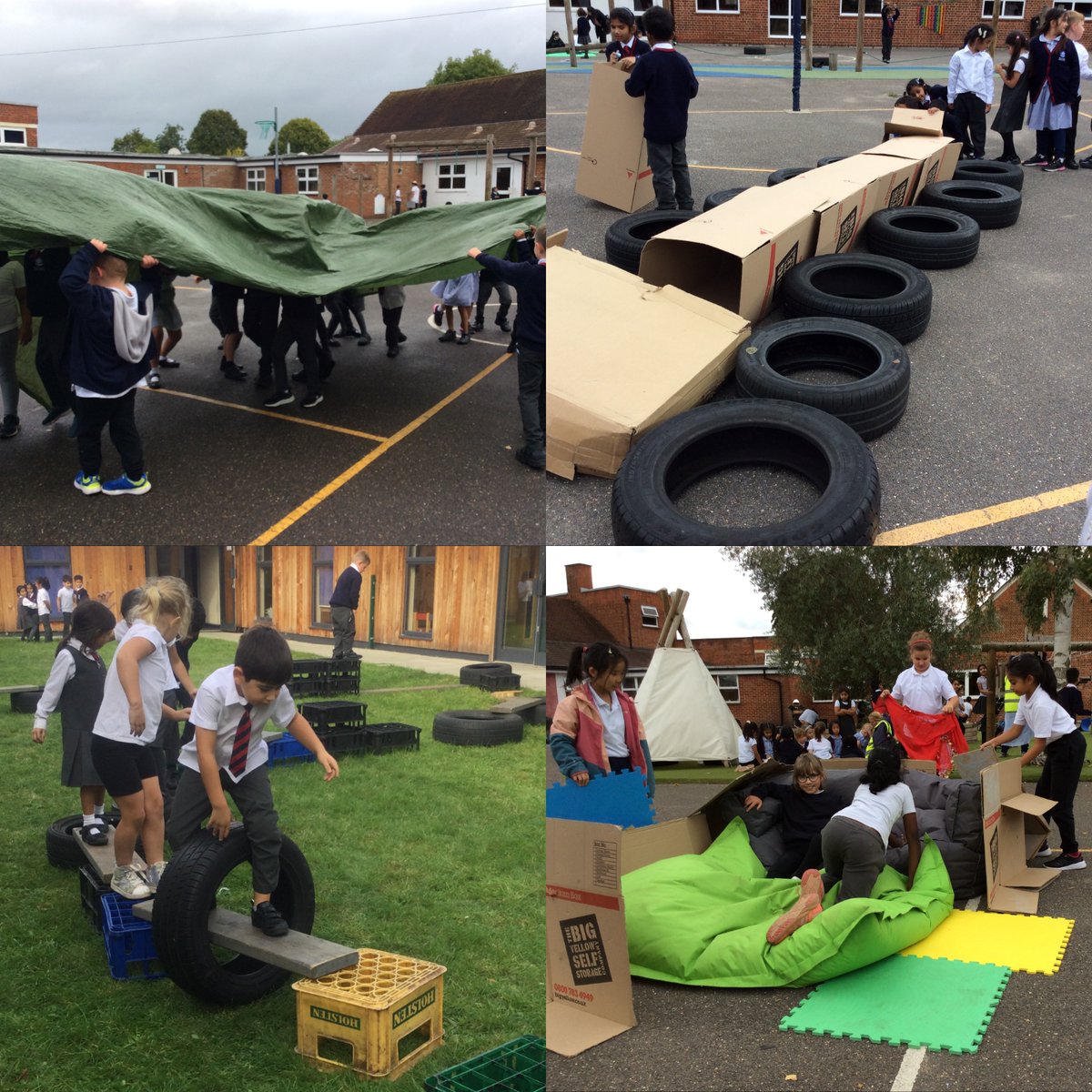 RiversideMhead's tweet image. Playtimes at Riverside are changing...Amazing play, every day, for every child. Here are some photos from the Autumn term of our OPAL journey so far #everychildahappylearner #buildrelationships #maketherightchoices