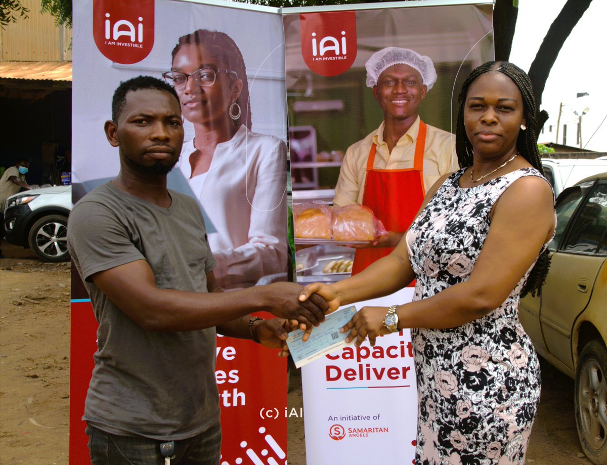 IaminvestibleGh's tweet photo. Evans is a proud recipient of the I Am Investible project facilitated by Samaritan Angels Limited after pitching his business for growth.
The CEO of G.F Motors, Evans Odonkor received a GHS23,000.00 financial and training support to expand its operations of repairing damaged 
1/2 https://t.co/YyIJB108fs